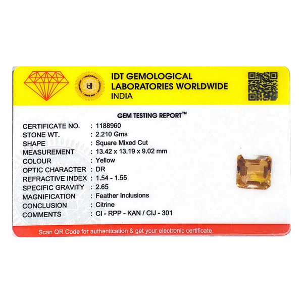 Citrine - 11.05 Carat