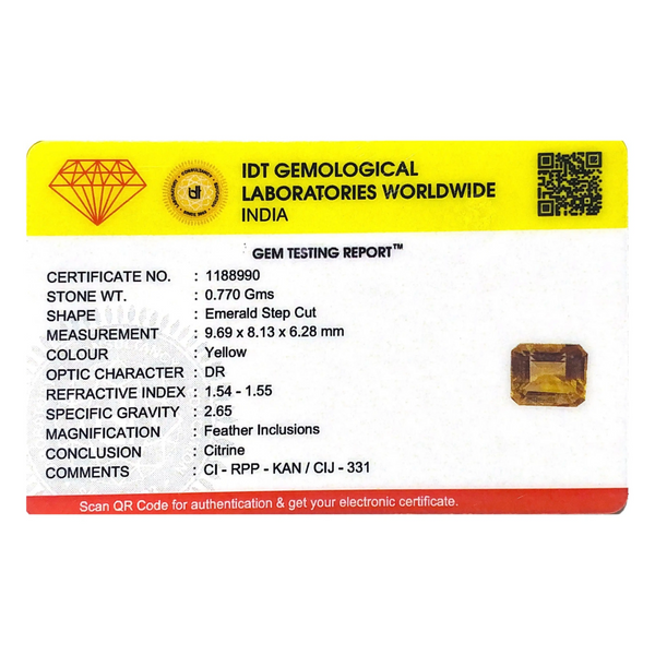Citrine - 3.85 Carat