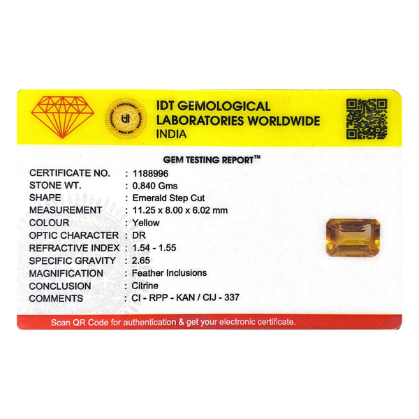 Citrine - 4.2 Carat