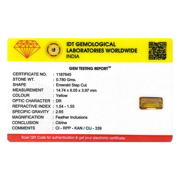 Citrine - 3.9 Carat