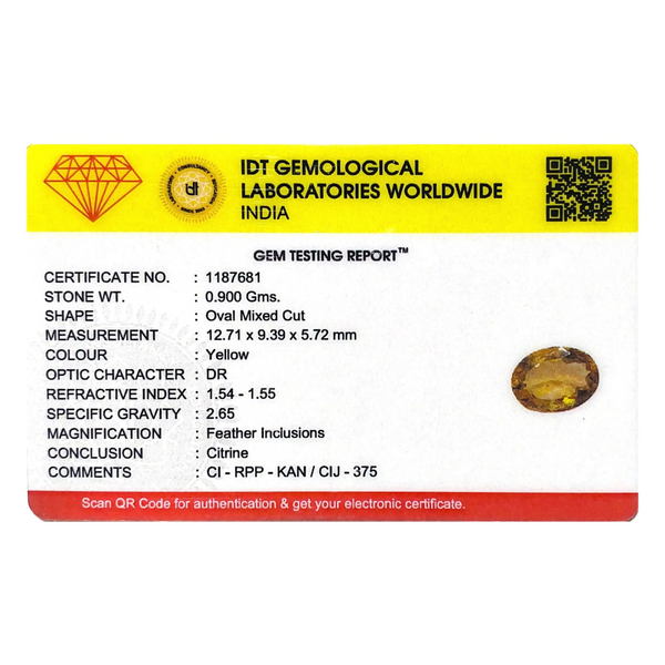 Citrine - 4.5 Carat