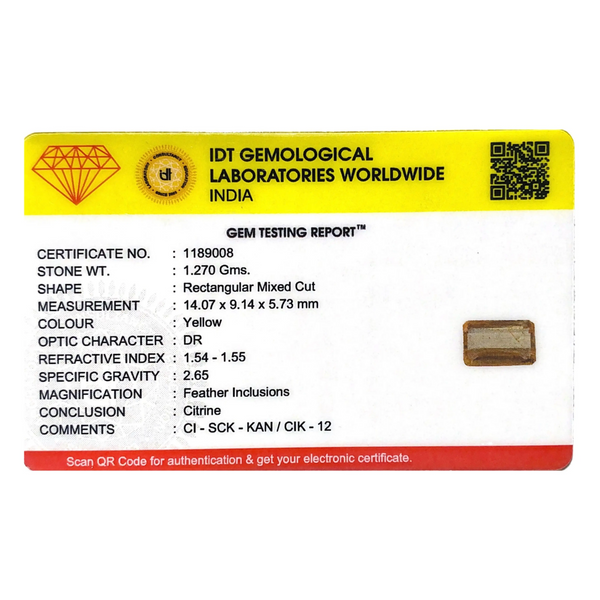 Citrine - 6.35 Carat