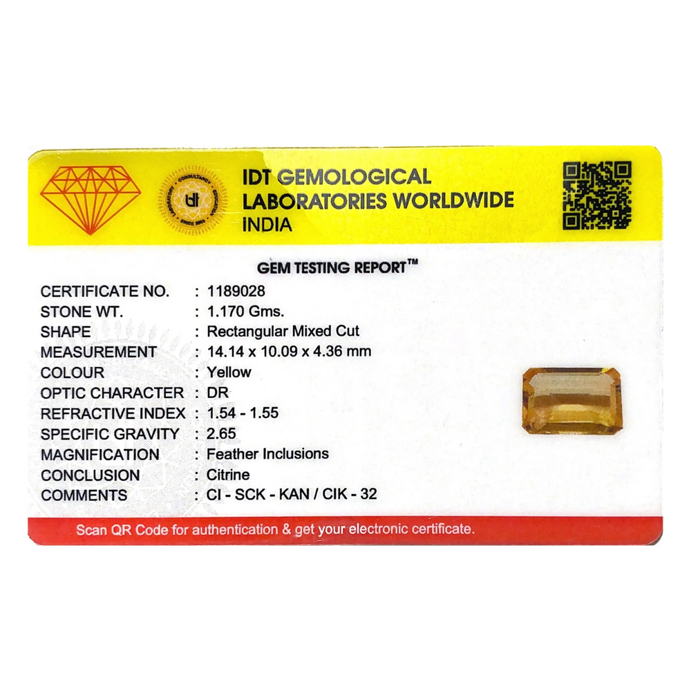Citrine - 5.85 Carat