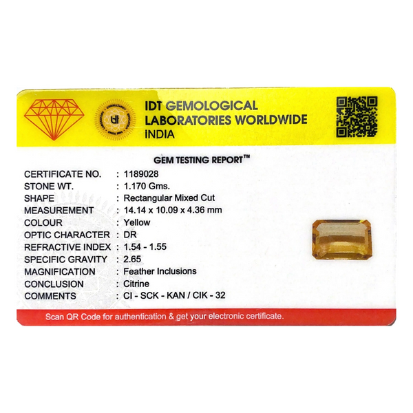 Citrine - 5.85 Carat