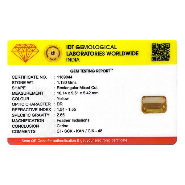 Citrine - 5.65 Carat