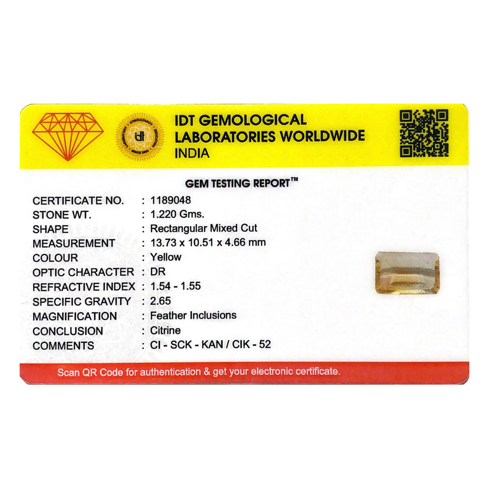Citrine - 6.1 Carat