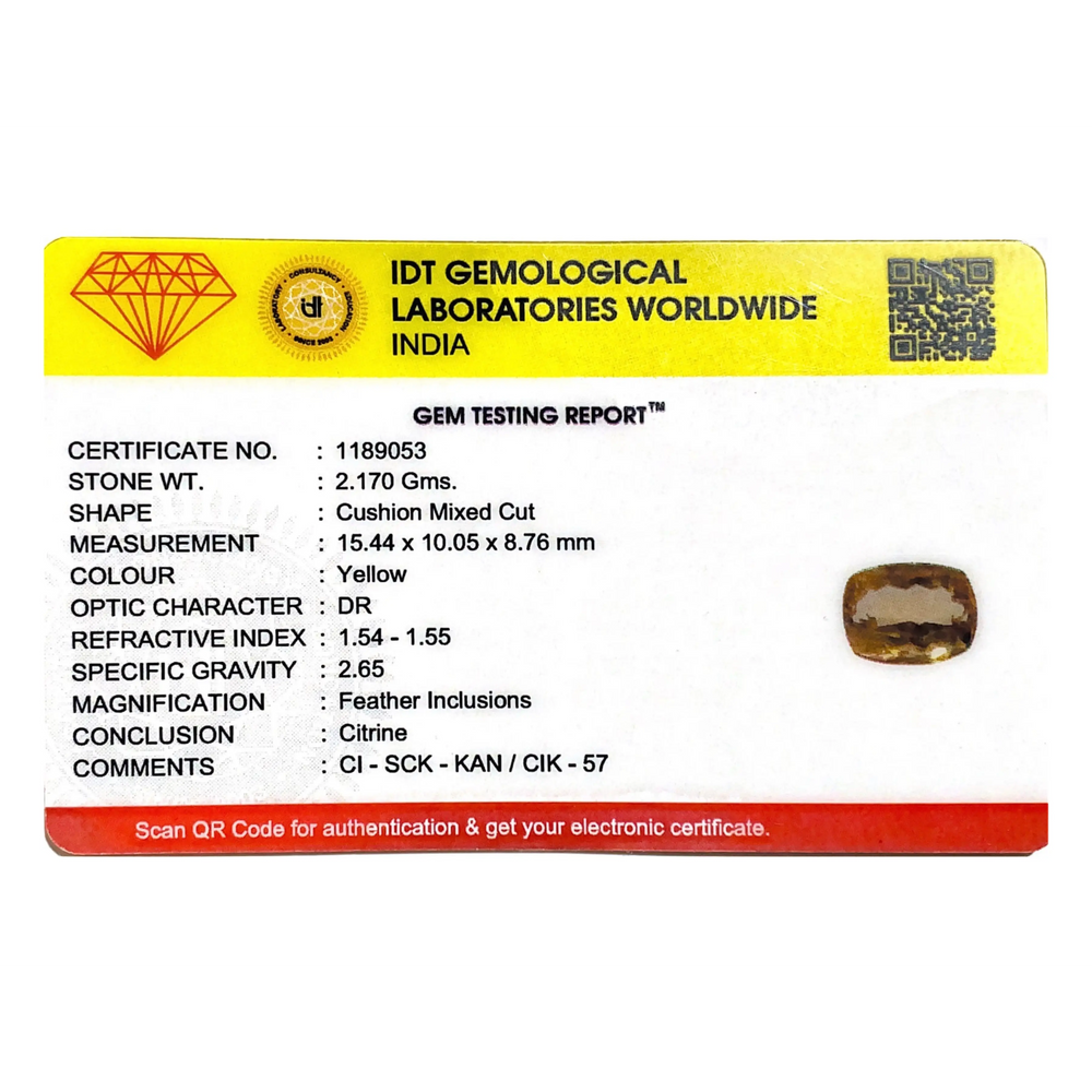 Citrine - 10.85 Carat