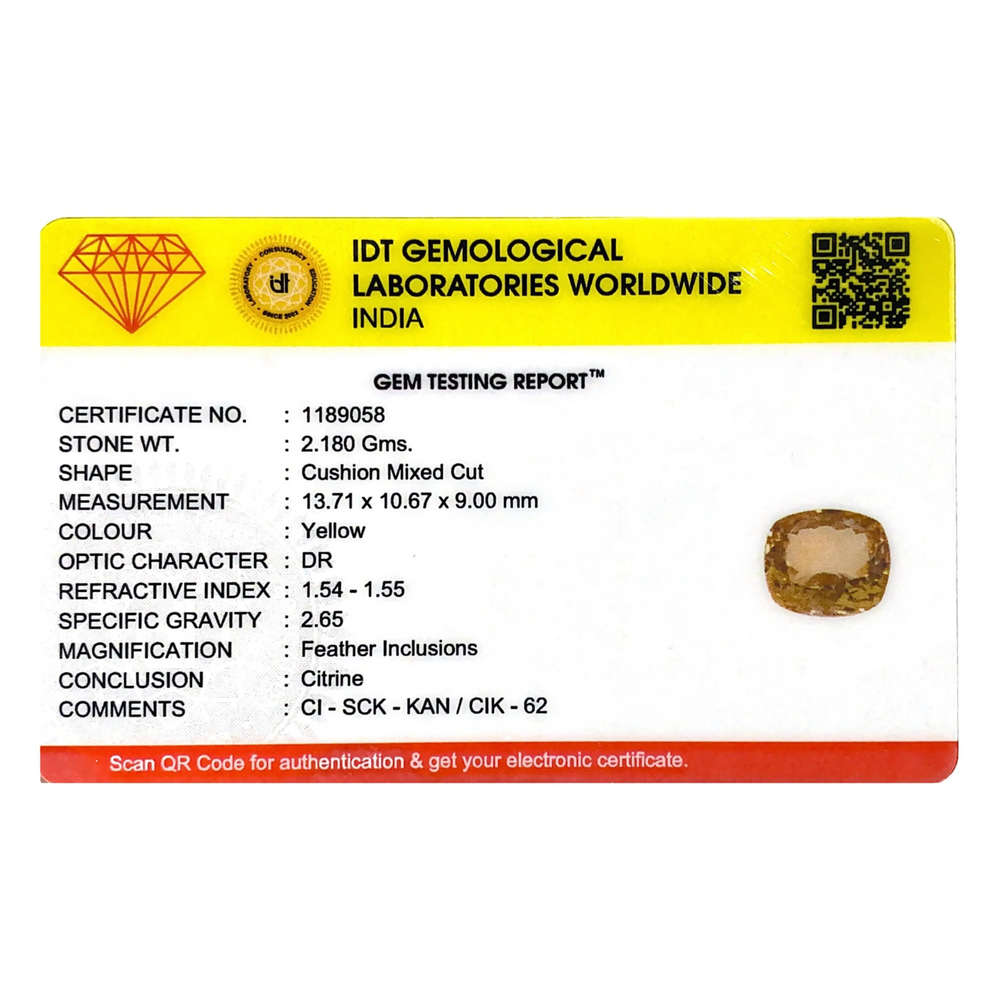 Citrine - 10.9 Carat