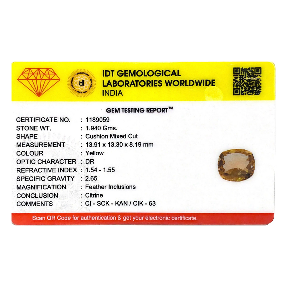 Citrine - 9.7 Carat