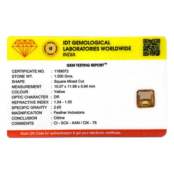 Citrine - 7.75 Carat