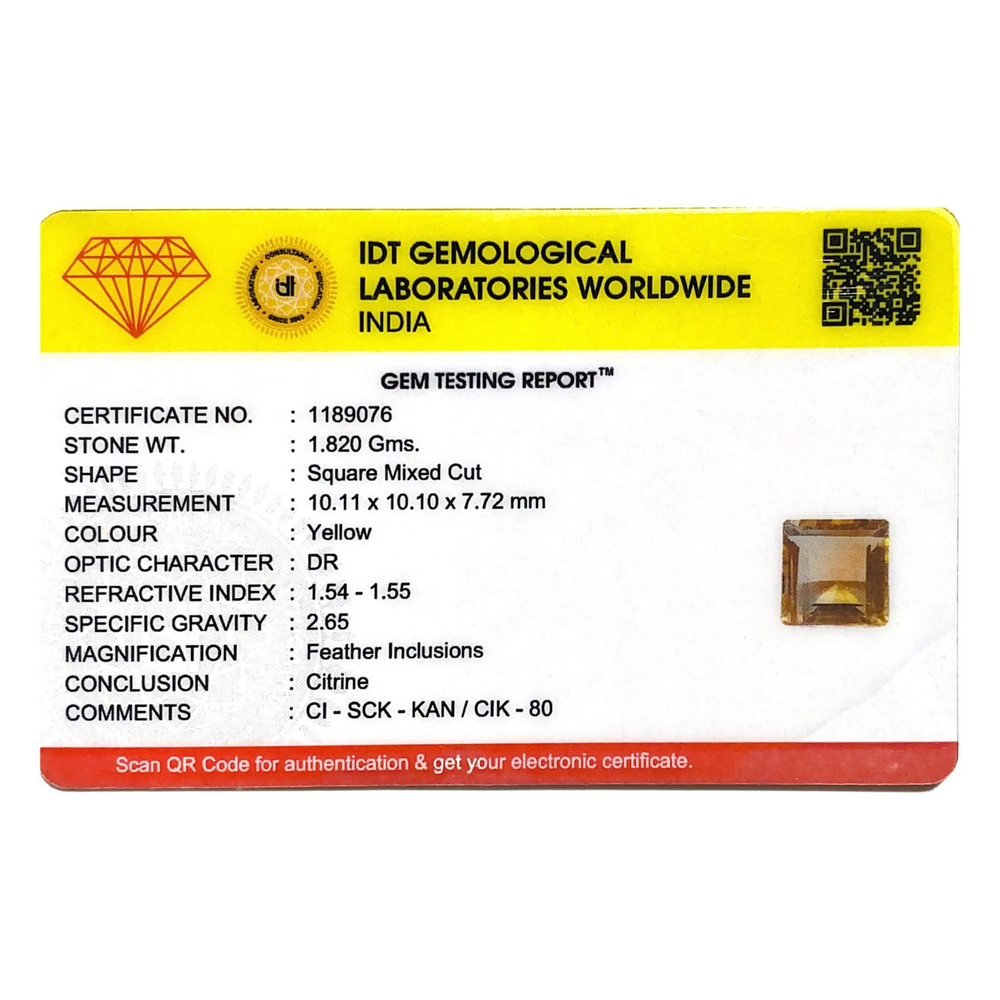 Citrine - 9.1 Carat