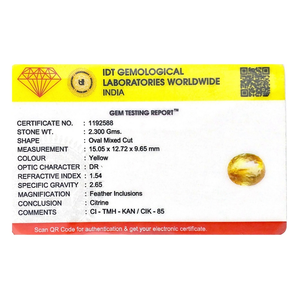 Citrine - 11.5 Carat