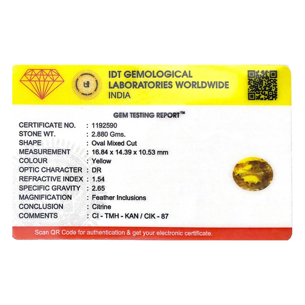 Citrine - 14.4 Carat