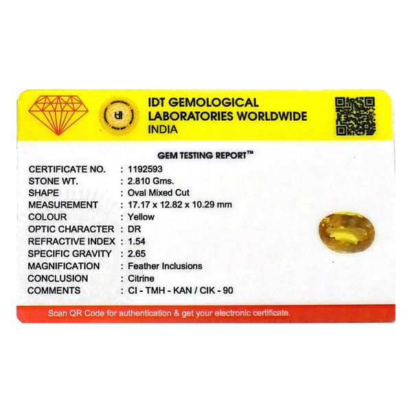 Citrine - 14.05 Carat
