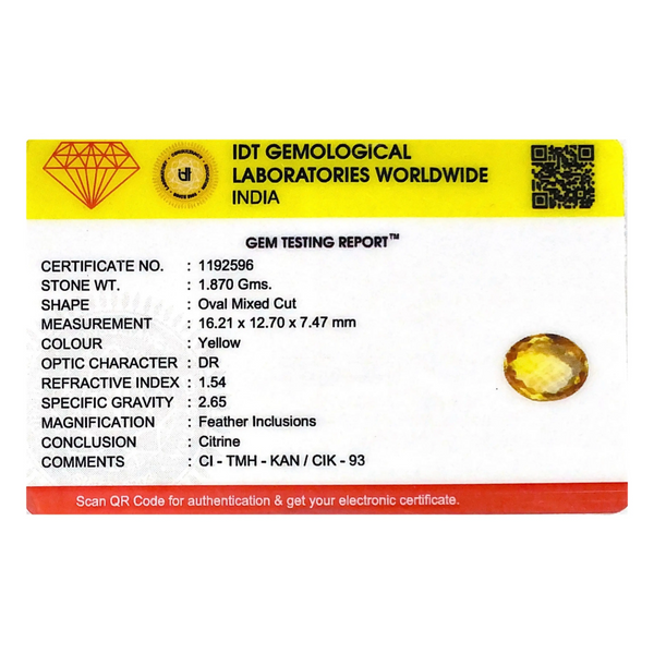 Citrine - 9.35 Carat