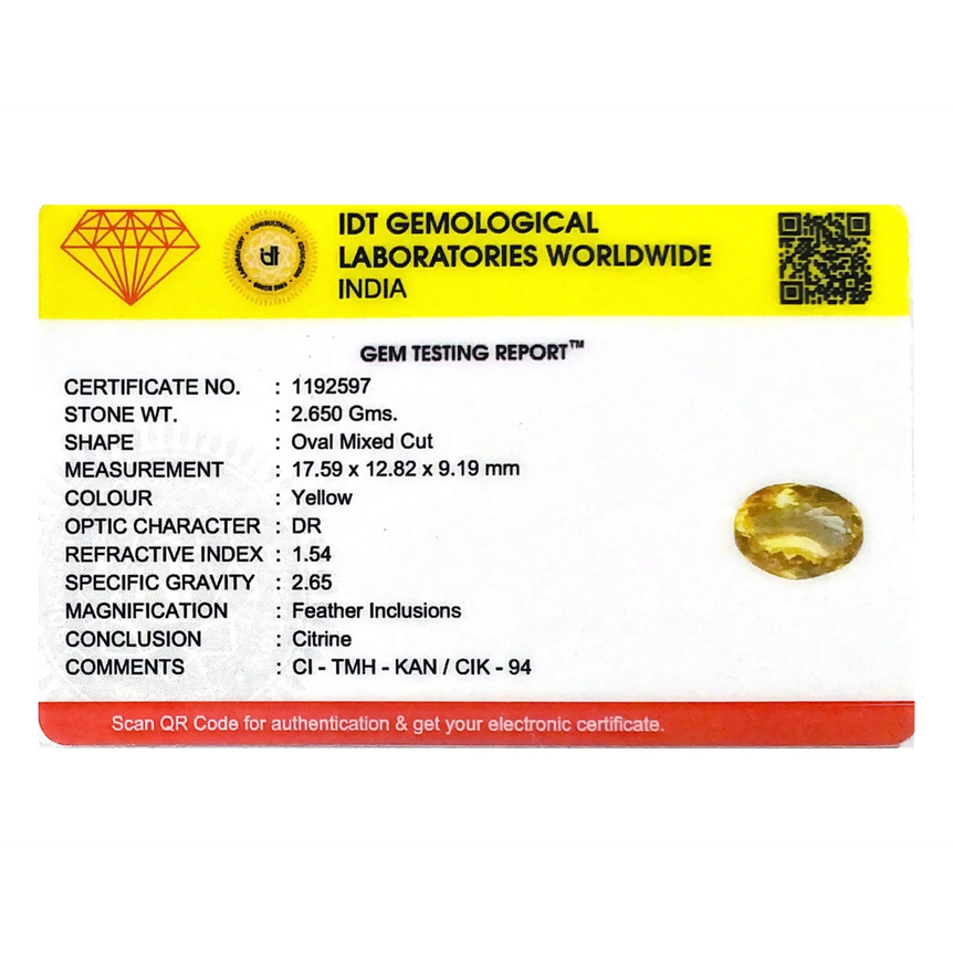 Citrine - 13.25 Carat