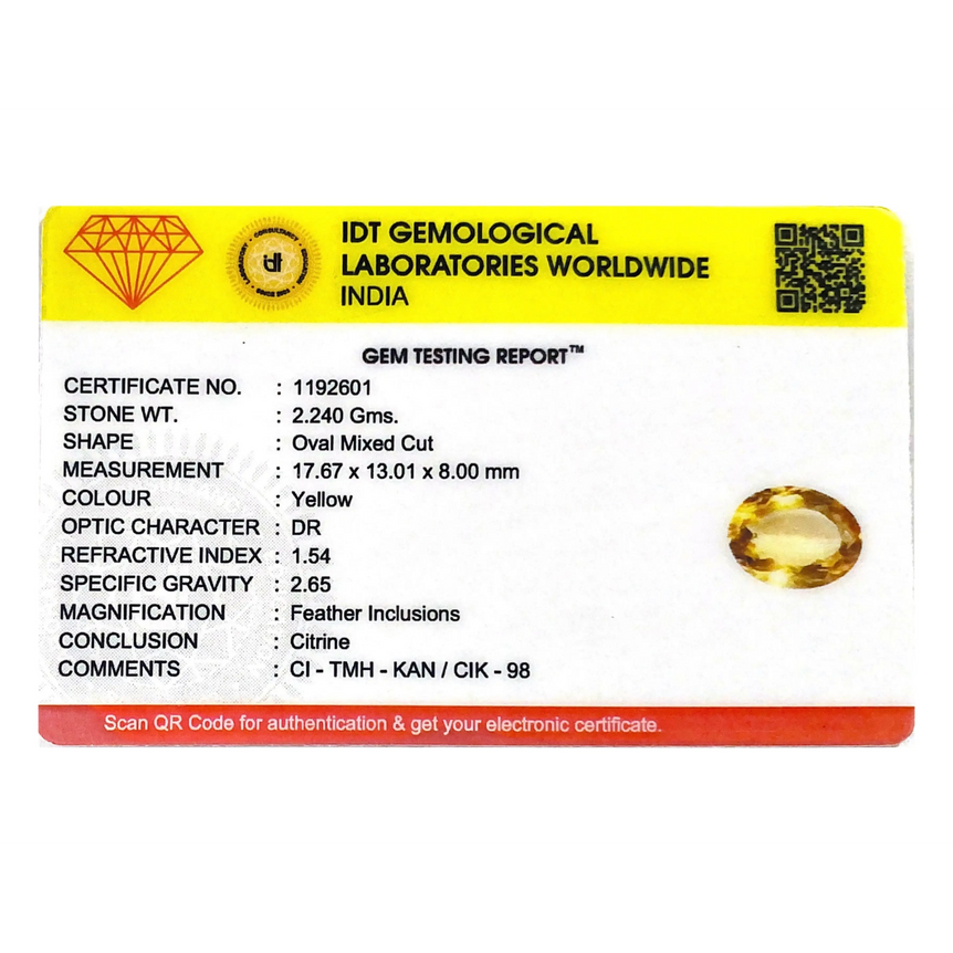 Citrine - 11.2 Carat