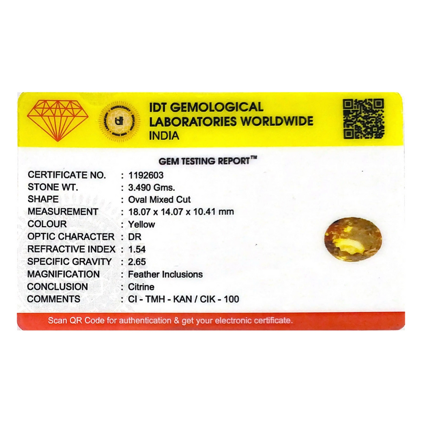 Citrine - 17.45 Carat