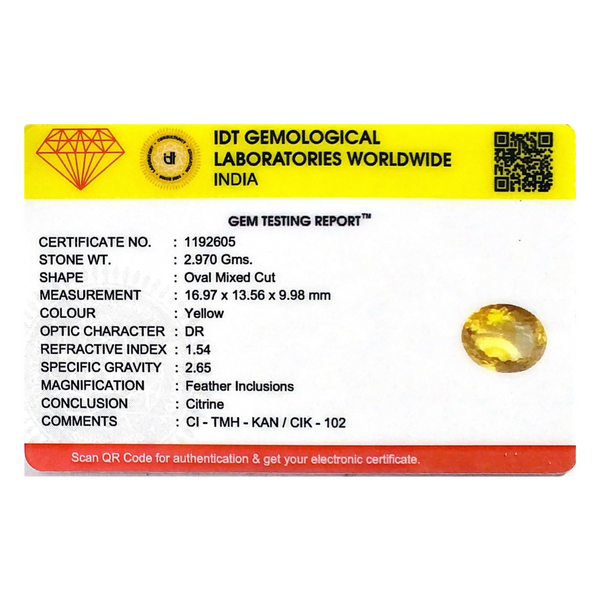 Citrine - 14.85 Carat