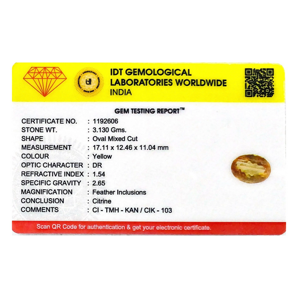 Citrine - 15.65 Carat