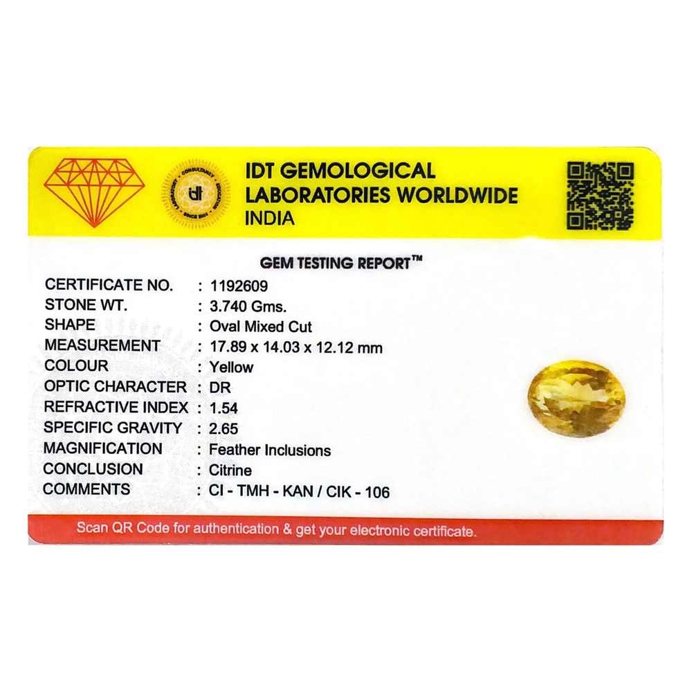 Citrine - 18.7 Carat