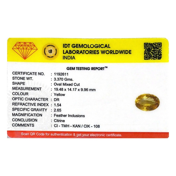 Citrine - 16.85 Carat