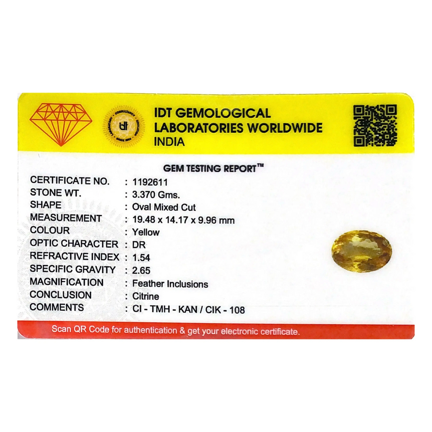 Citrine - 16.85 Carat