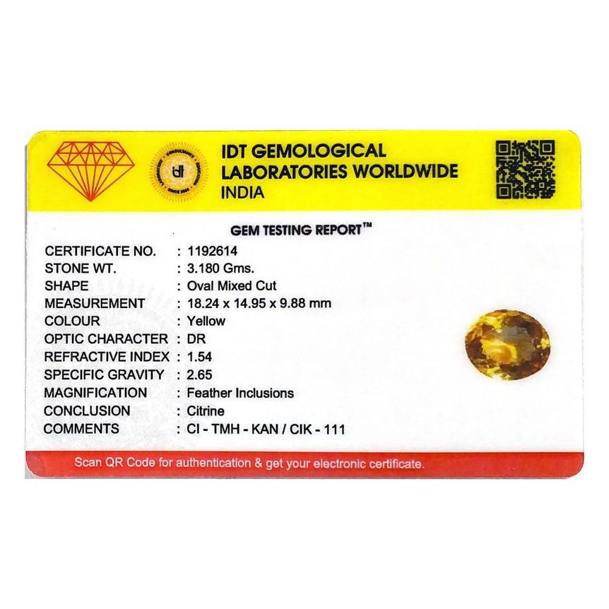 Citrine - 15.9 Carat