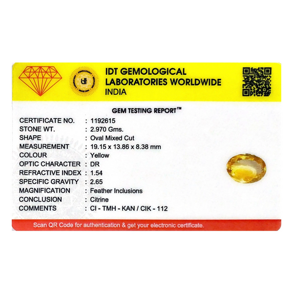 Citrine - 14.85 Carat