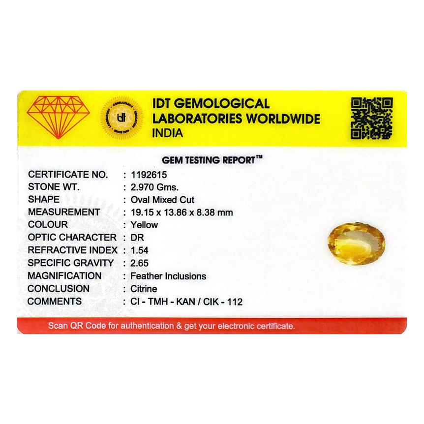 Citrine - 14.85 Carat