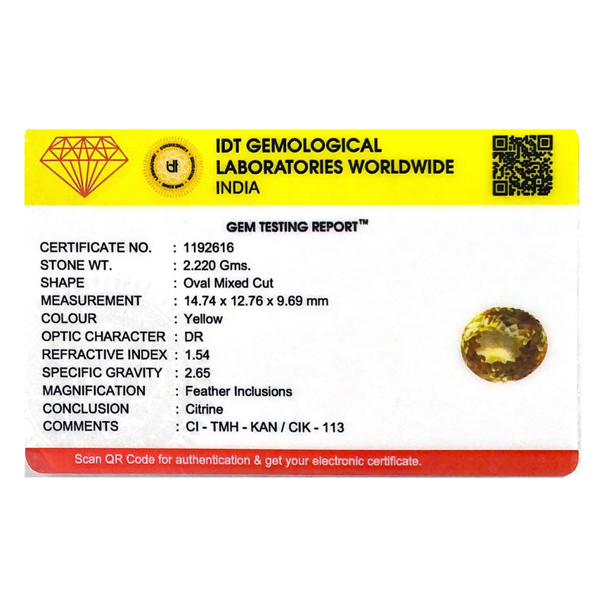 Citrine - 11.1 Carat