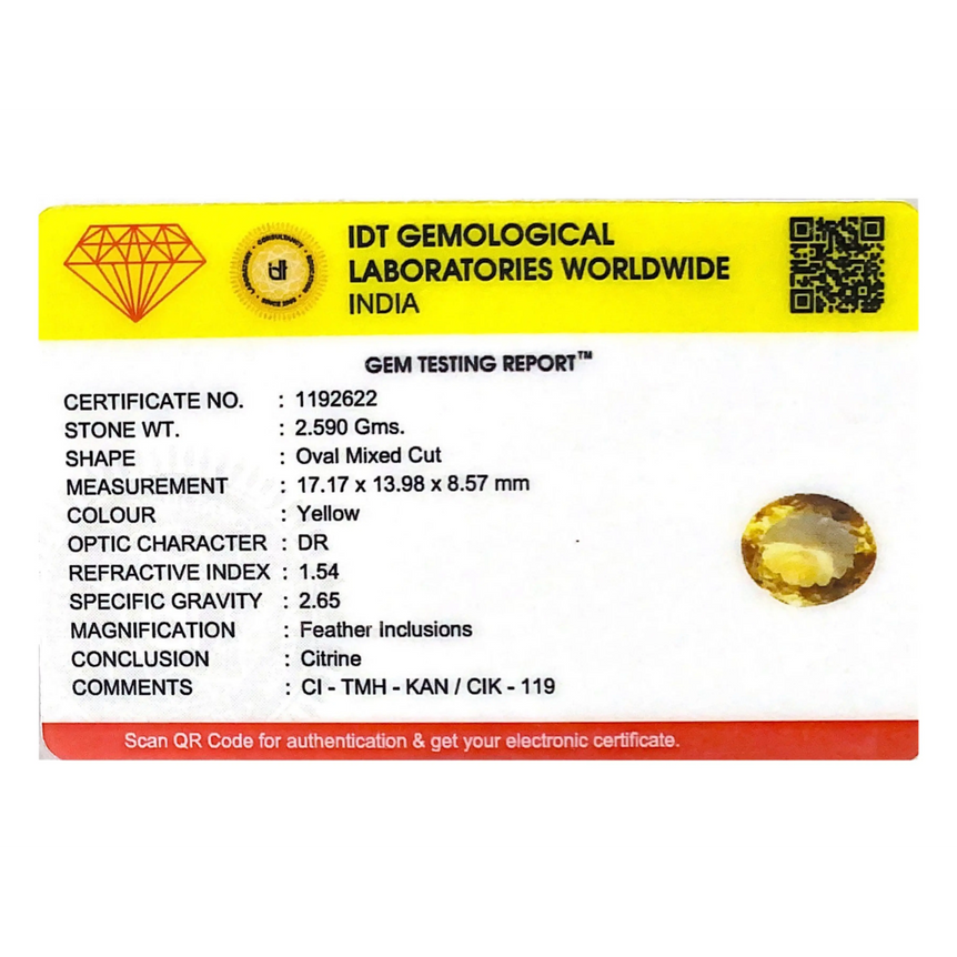 Citrine - 12.95 Carat