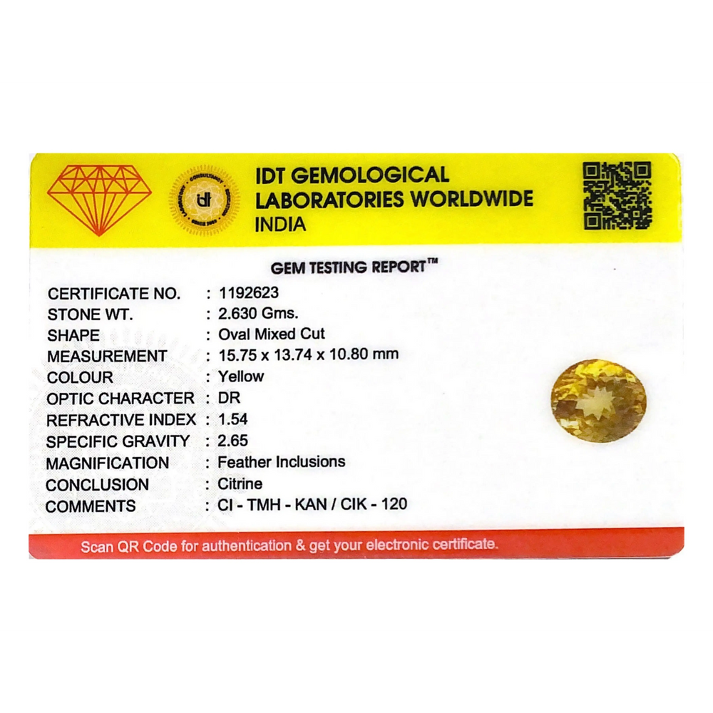 Citrine - 13.15 Carat