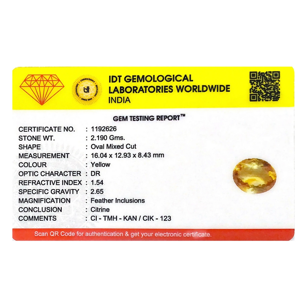Citrine - 10.95 Carat