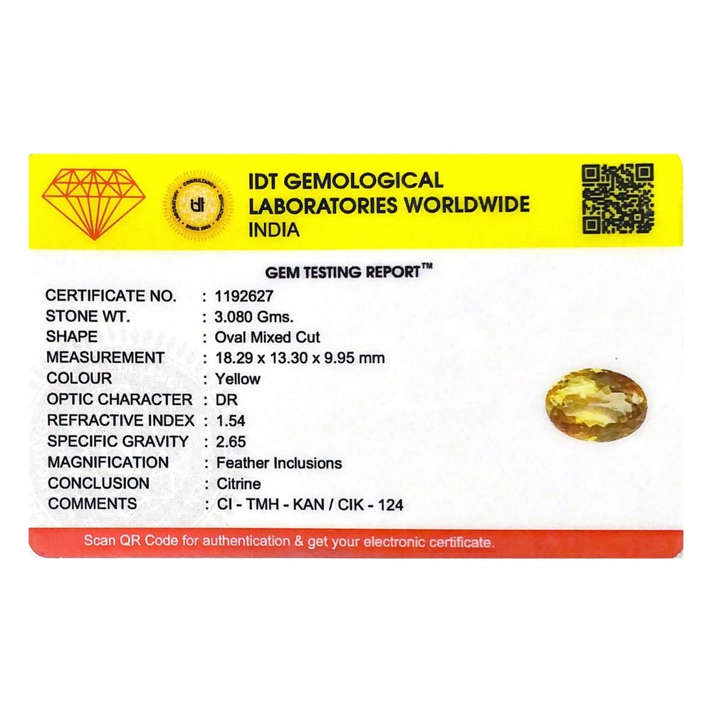 Citrine - 15.4 Carat