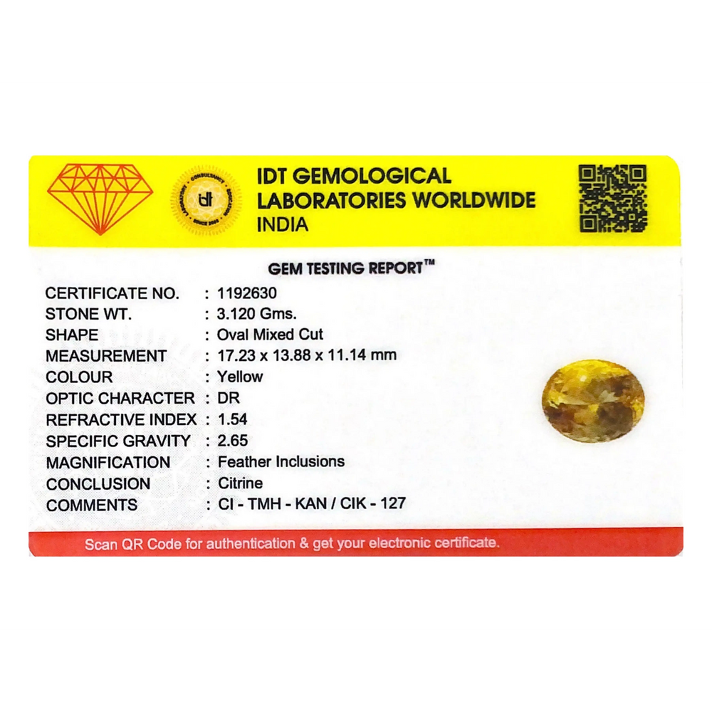 Citrine - 15.6 Carat