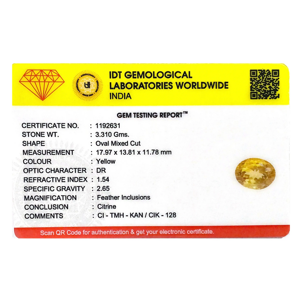 Citrine - 16.55 Carat