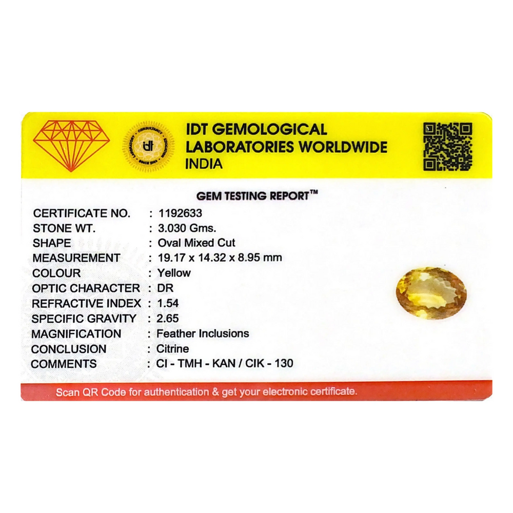 Citrine - 15.15 Carat