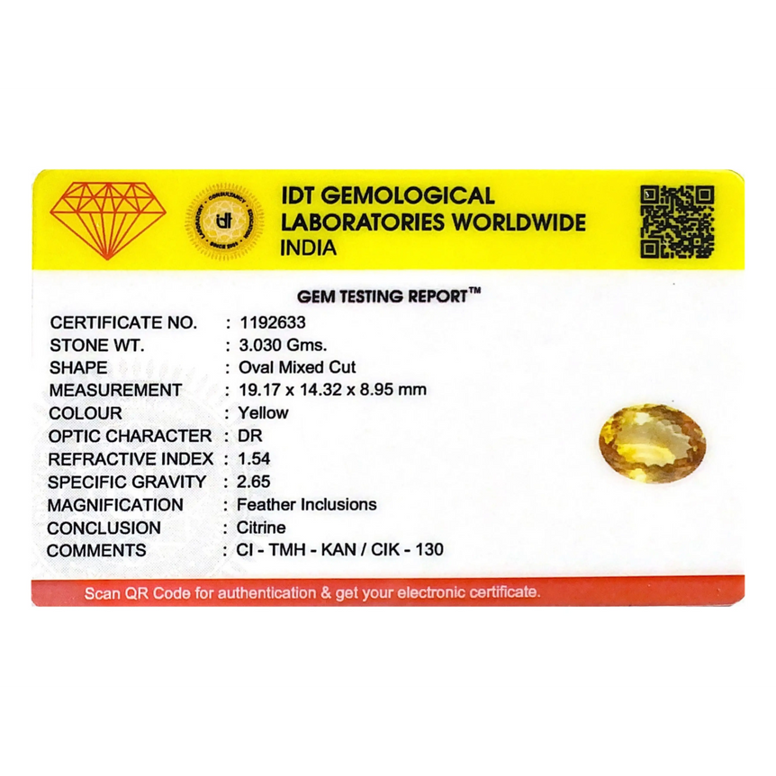 Citrine - 15.15 Carat