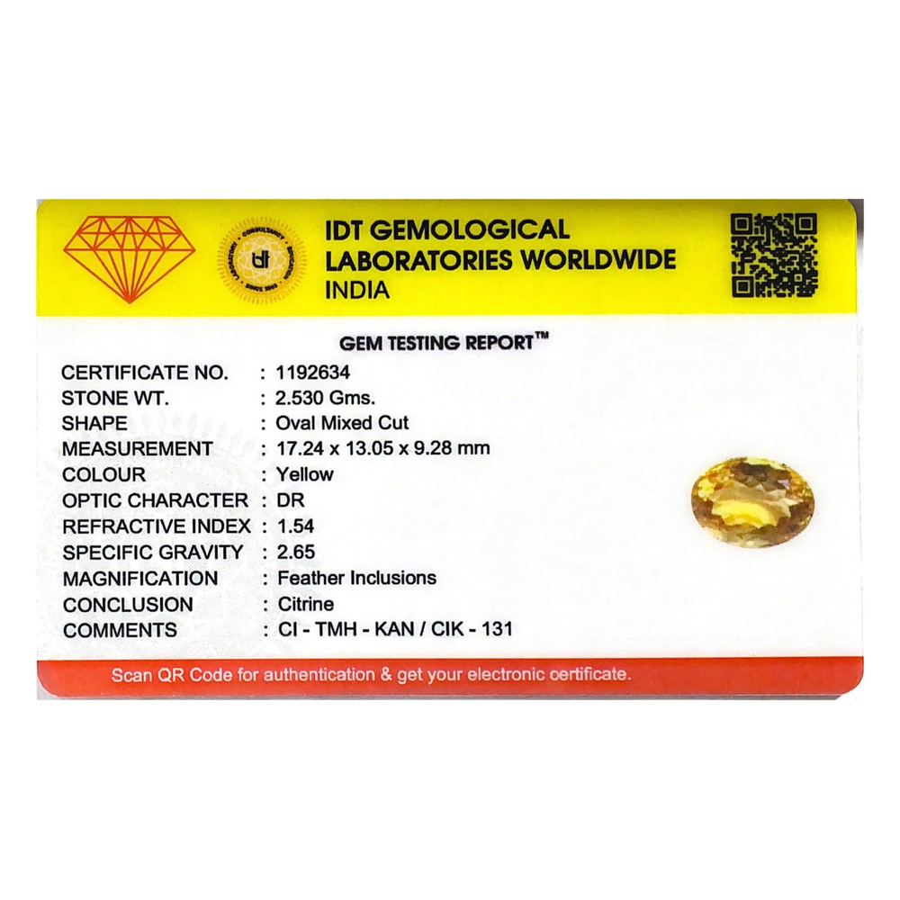 Citrine - 12.65 Carat