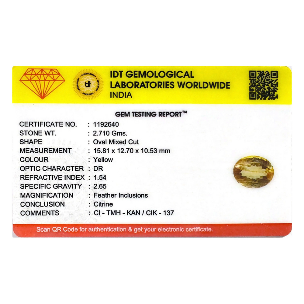 Citrine - 13.55 Carat
