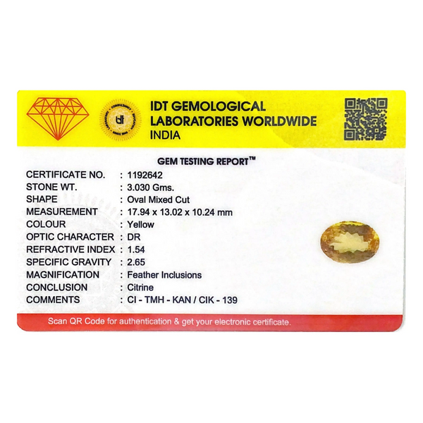Citrine - 15.15 Carat