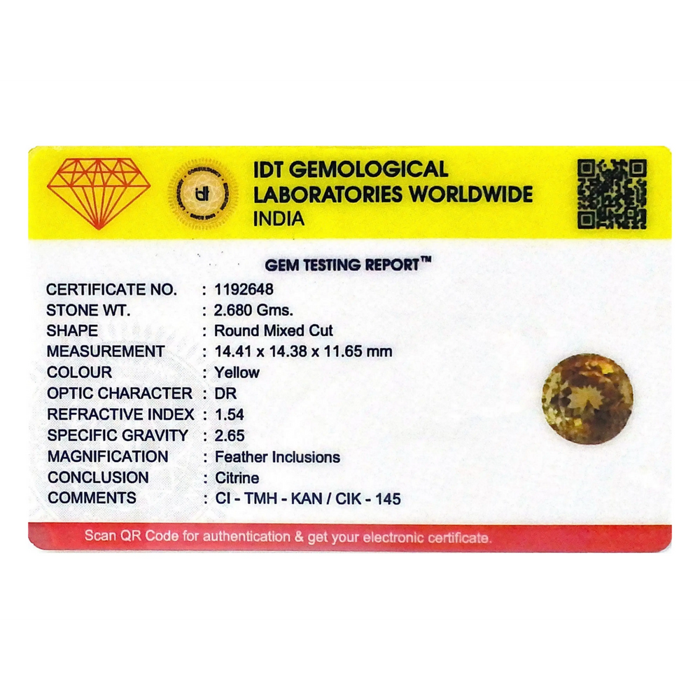 Citrine - 13.4 Carat
