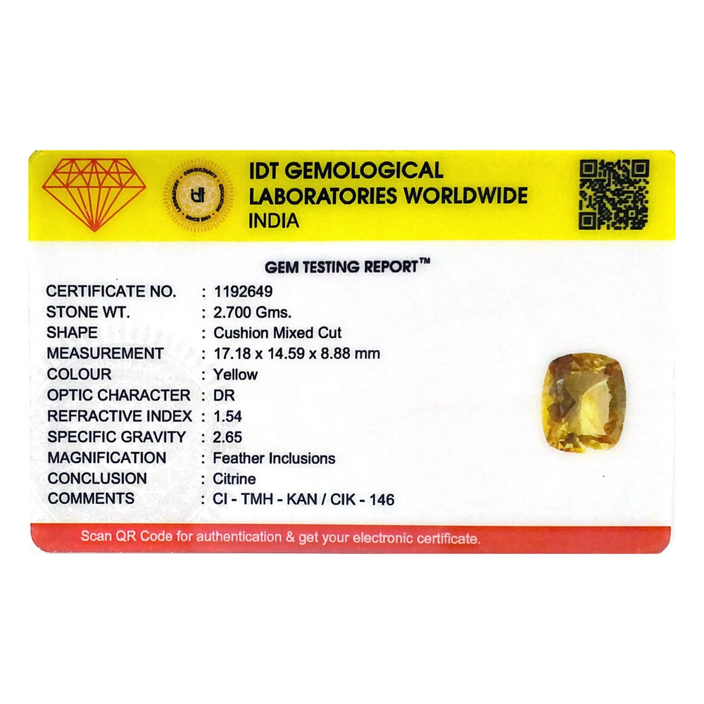 Citrine - 13.5 Carat