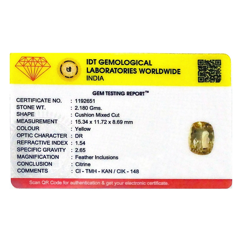 Citrine - 10.9 Carat