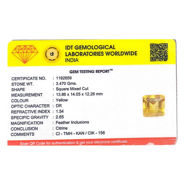 Citrine - 17.35 Carat