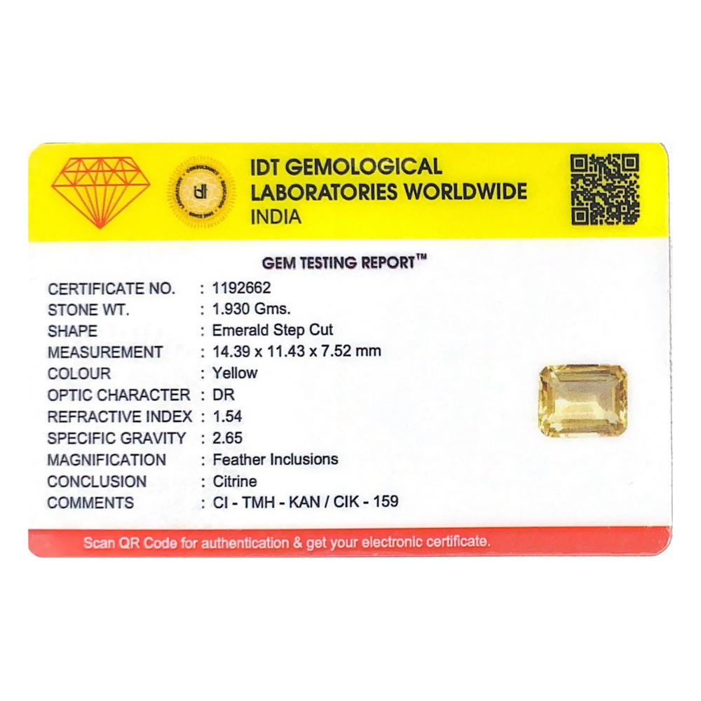 Citrine - 9.65 Carat