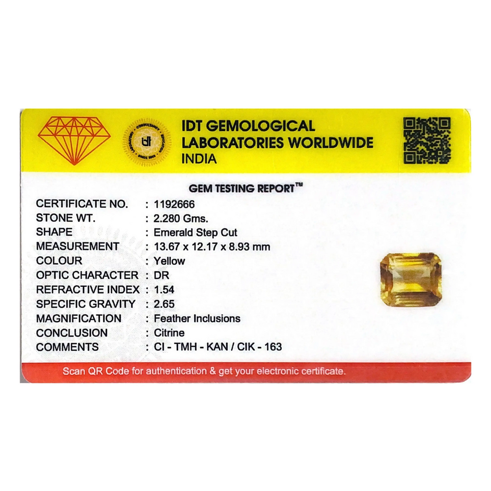 Citrine - 11.4 Carat