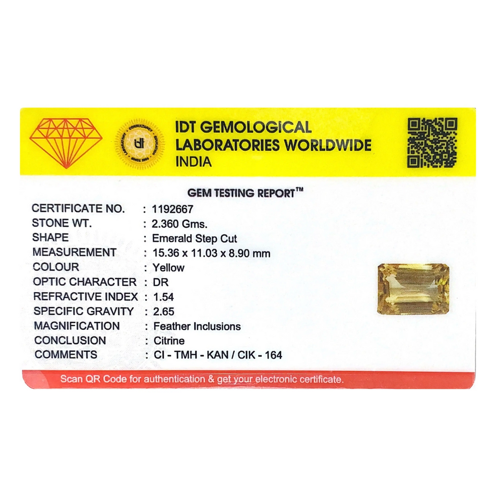Citrine - 11.8 Carat
