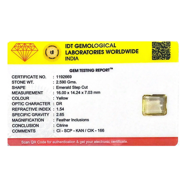 Citrine - 12.95 Carat